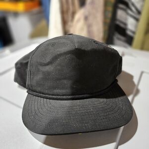 Richardson Blank Rope Hat Black